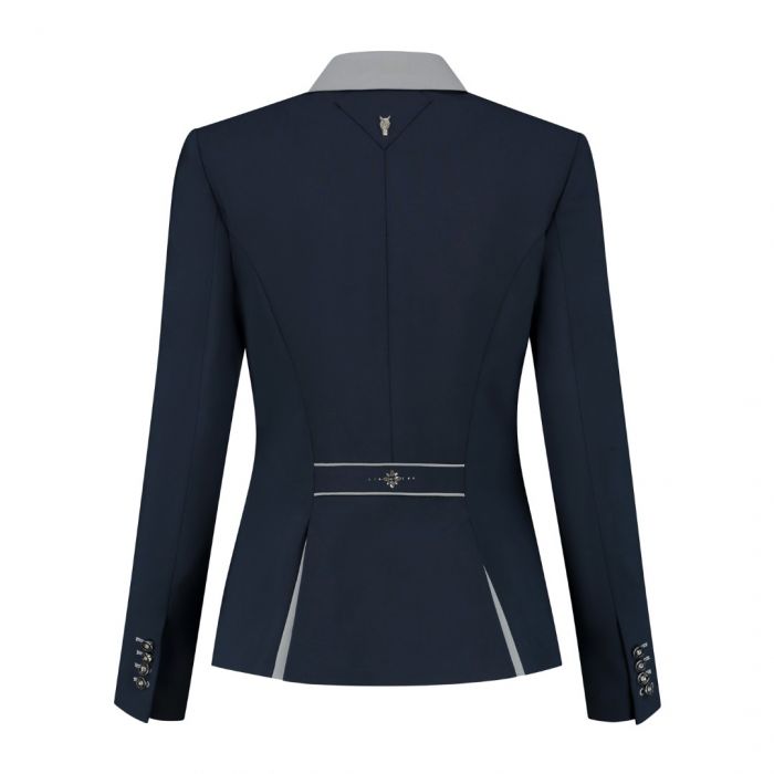 Competition Jacket Navy, grey & Swarovski