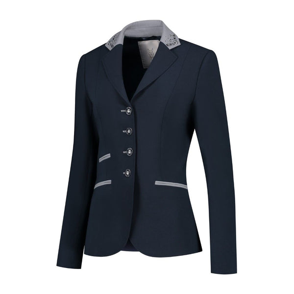Competition Jacket Navy, grey & Swarovski