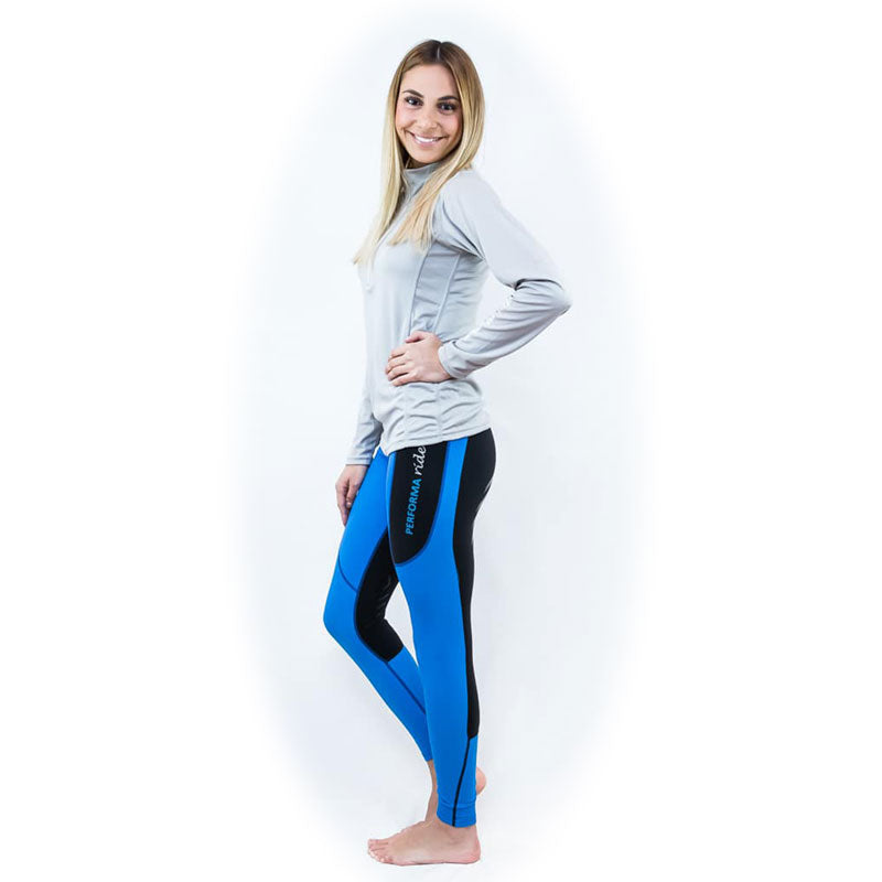 Youth Thermal Contrast Riding Tights Size S