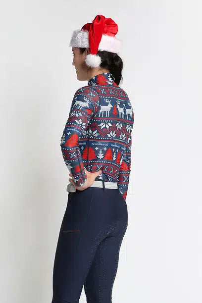 Christmas Ugly Technical Riding Shirt excelequine