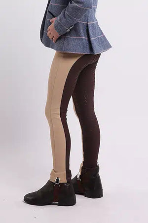 Youth Hunter Beige Two Tone Show Tights