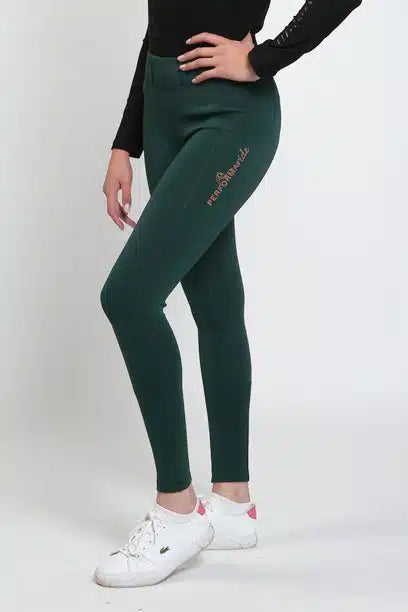 SPARK Forest Green Winter Riding Tights
