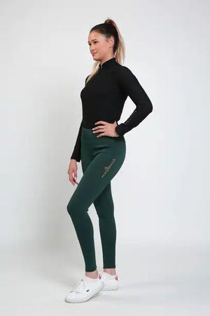 SPARK Forest Green Winter Riding Tights